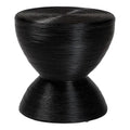 Table d'appoint Tokyo en rotin naturel stratifié - Table sablier