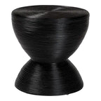 Table d'appoint Tokyo en rotin naturel stratifié - Table sablier