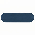 Console de table d'entrée en rotin de style rustique, bleu marine