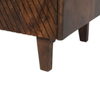 Meuble d'appoint en bois avec rangement et étagère réglable pour salle à manger