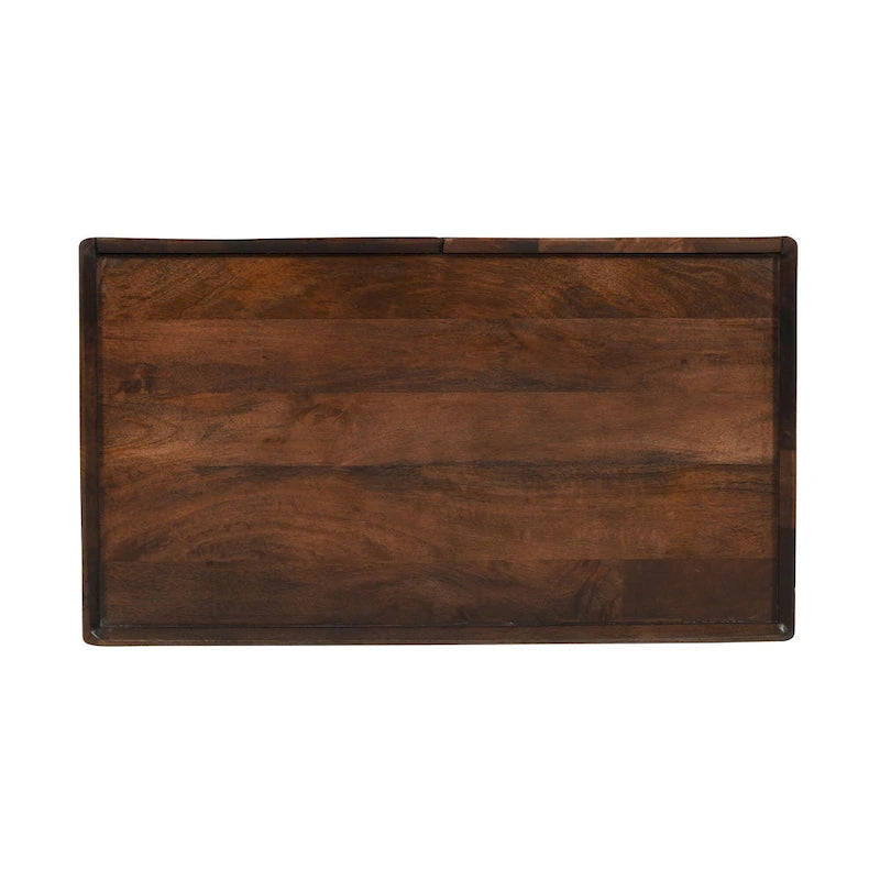Meuble d'appoint en bois avec rangement et étagère réglable pour salle à manger