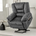 Fauteuil inclinable releveur électrique moderne, canapé de massage individuel avec chauffage lombaire