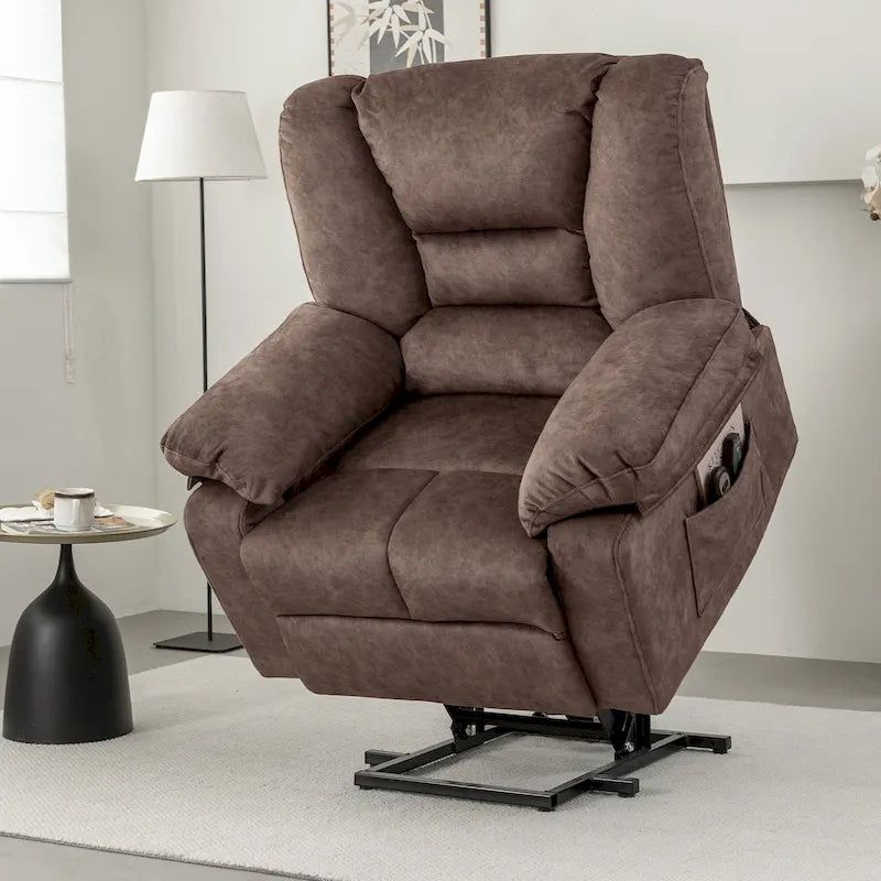 Fauteuil inclinable releveur électrique moderne, canapé de massage individuel avec chauffage lombaire
