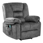 Fauteuil inclinable releveur électrique moderne, canapé de massage individuel avec chauffage lombaire