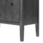 Meuble de rangement d'appoint avec étagère réglable