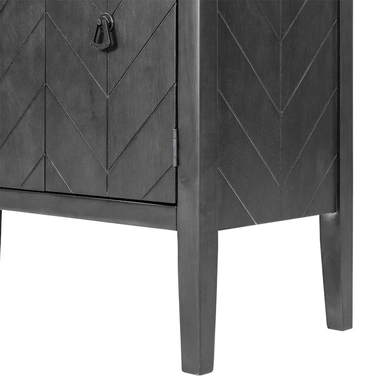 Meuble de rangement d'appoint avec étagère réglable