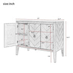 Meuble de rangement d'appoint avec étagère réglable