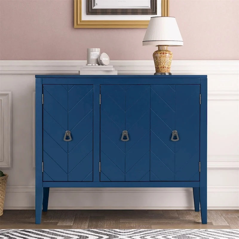 Meuble de rangement d'appoint avec étagère réglable