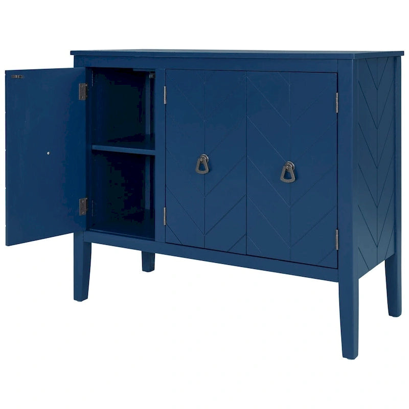 Meuble de rangement d'appoint avec étagère réglable
