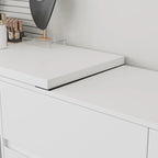 Coiffeuse et bureau rotatifs à domicile Commode à 6 tiroirs Meuble de maquillage