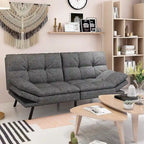 Canapé Futon, Canapé Convertible Pliable en Mousse à Mémoire de Forme, Lit de Repos