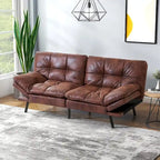 Canapé Futon, Canapé Convertible Pliable en Mousse à Mémoire de Forme, Lit de Repos