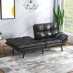 Canapé Futon, Canapé Convertible Pliable en Mousse à Mémoire de Forme, Lit de Repos