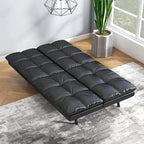 Canapé Futon, Canapé Convertible Pliable en Mousse à Mémoire de Forme, Lit de Repos