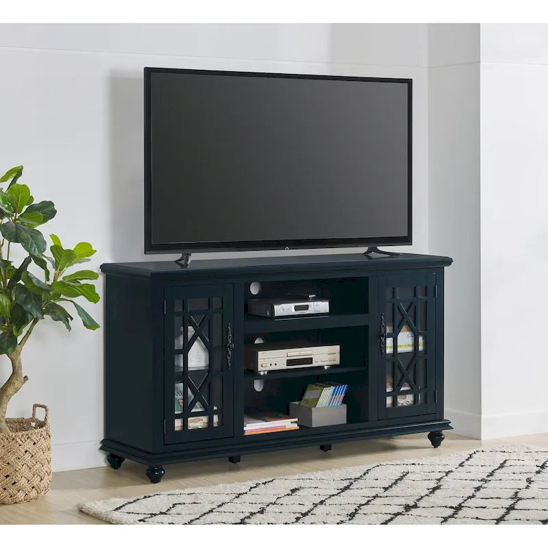 Meuble TV élégant à 2 portes