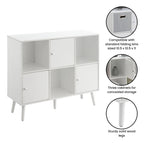 Table console buffet de rangement cubique