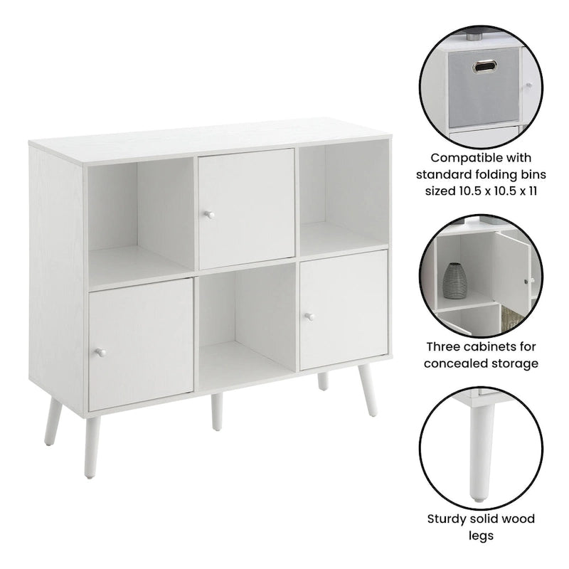 Table console buffet de rangement cubique