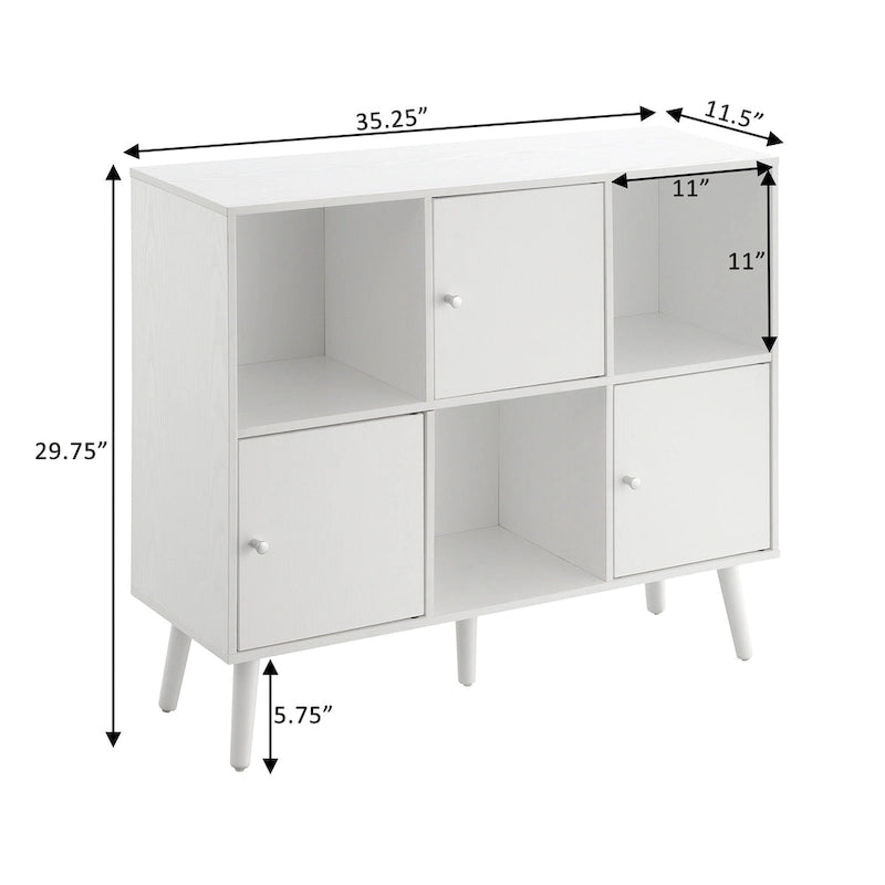 Table console buffet de rangement cubique