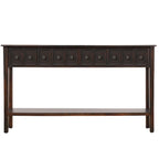 Harper & Bright Designs Rustic 4-drawers Long Entryway Console Table