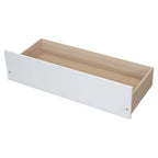 Lit double avec banc de pied de lit, 2 tiroirs