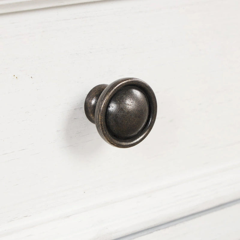 Console en pin avec 4 tiroirs et 1 étagère inférieure