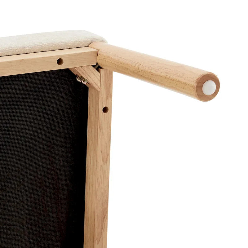 Chaise de salle à manger avec dossier bas/dossier haut en chenille