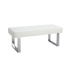 Banc de salle à manger blanc - Banc de salle à manger