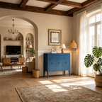 Meuble de rangement d'appoint avec étagère réglable